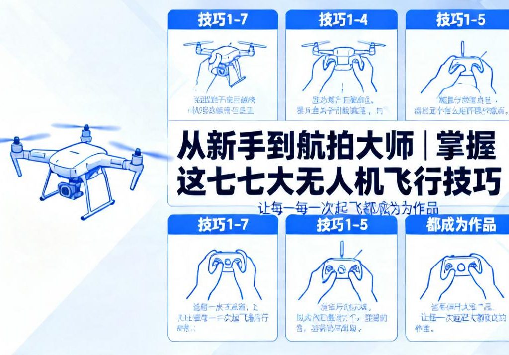 从新手到航拍大师|掌握这七大无人机飞行技巧，让每一次起飞都成为作品