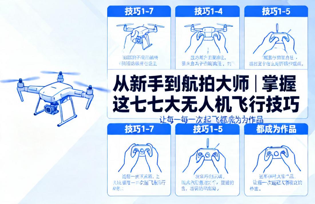 从新手到航拍大师|掌握这七大无人机飞行技巧，让每一次起飞都成为作品