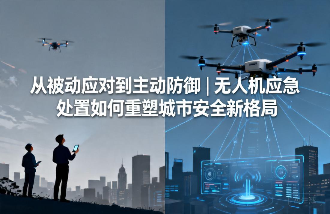 从被动应对到主动防御|无人机应急处置如何重塑城市安全新格局