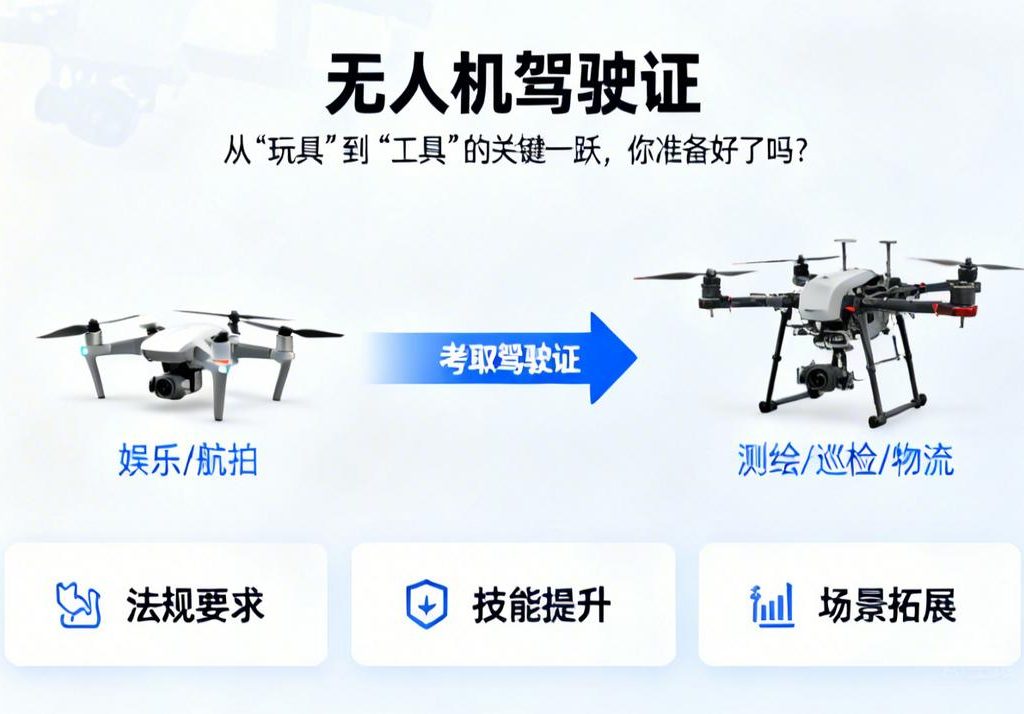 无人机驾驶证|从“玩具”到“工具”的关键一跃，你准备好了吗？