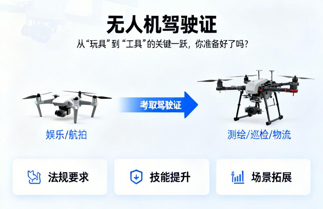无人机驾驶证|从“玩具”到“工具”的关键一跃，你准备好了吗？