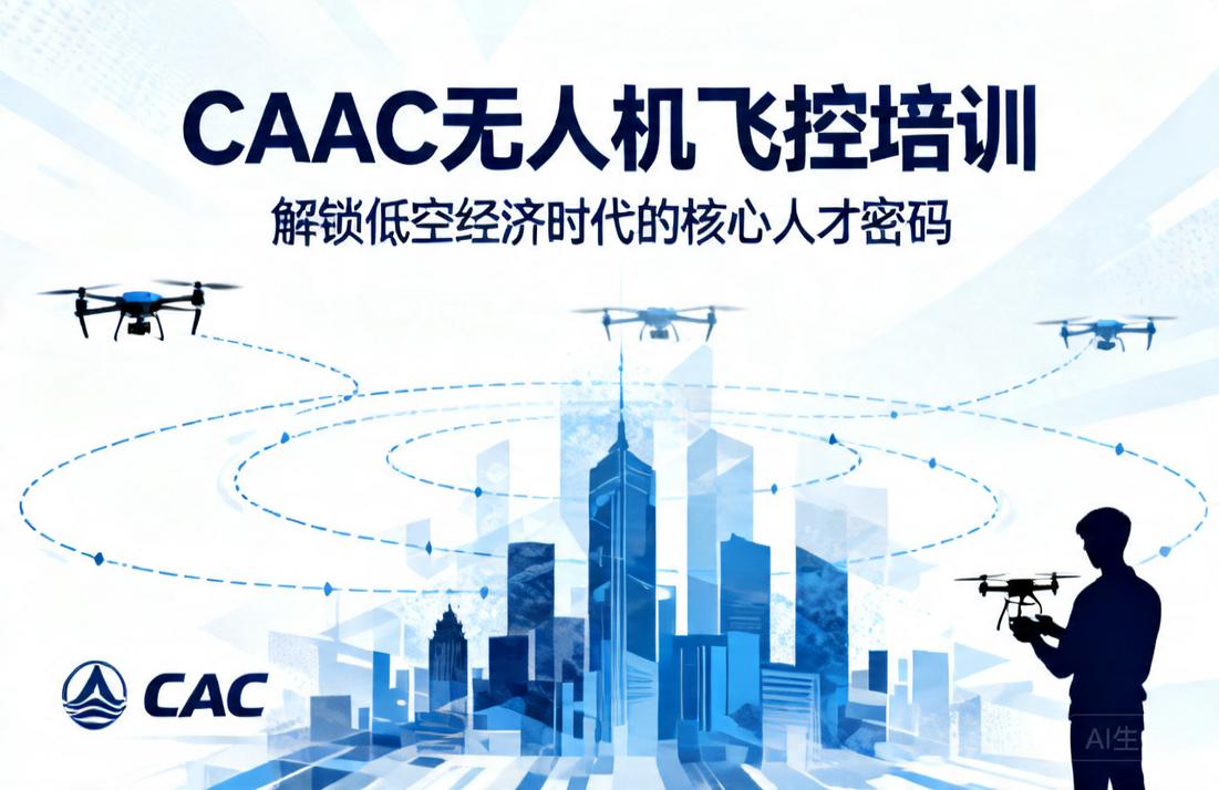 CAAC无人机飞控培训|解锁低空经济时代的核心人才密码