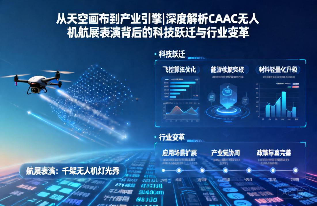 从天空画布到产业引擎|深度解析CAAC无人机航展表演背后的科技跃迁与行业变革
