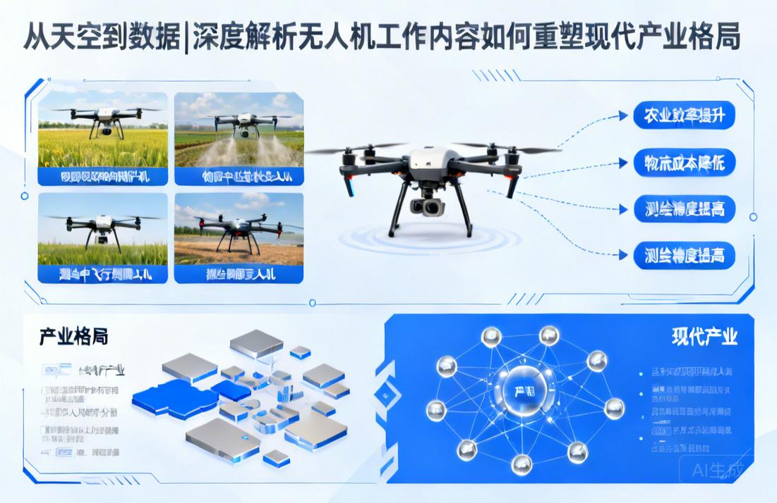 从天空到数据|深度解析无人机工作内容如何重塑现代产业格局