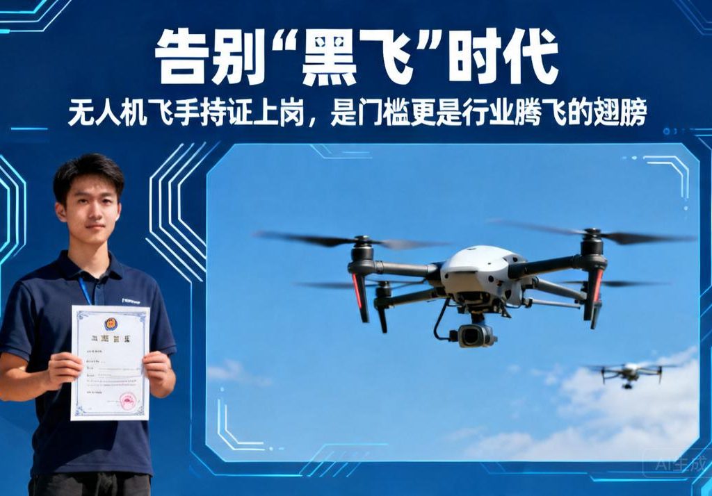 告别“黑飞”时代|无人机飞手持证上岗，是门槛更是行业腾飞的翅膀