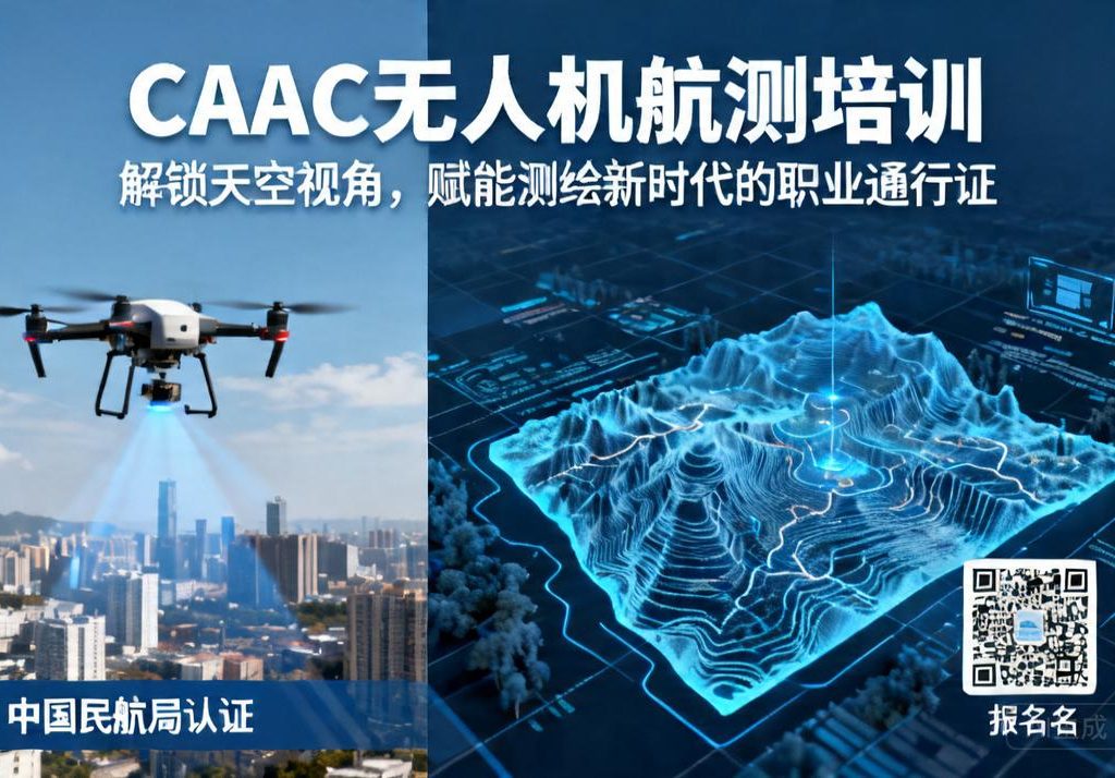 CAAC无人机航测培训|解锁天空视角，赋能测绘新时代的职业通行证