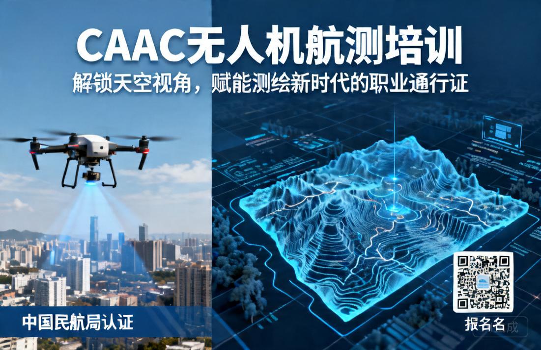 CAAC无人机航测培训|解锁天空视角，赋能测绘新时代的职业通行证