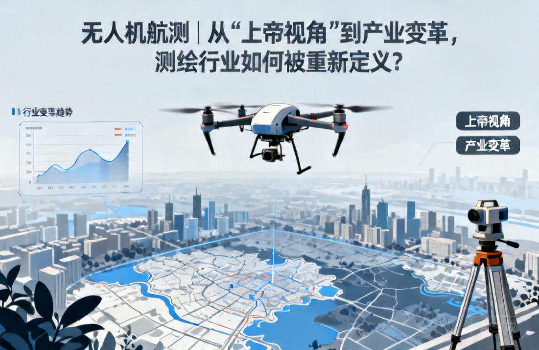 无人机航测|从“上帝视角”到产业变革，测绘行业如何被重新定义？
