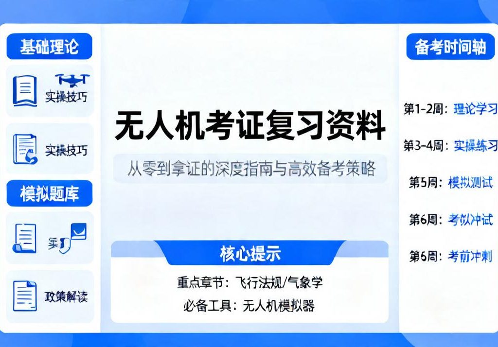 无人机考证复习资料|从零到拿证的深度指南与高效备考策略
