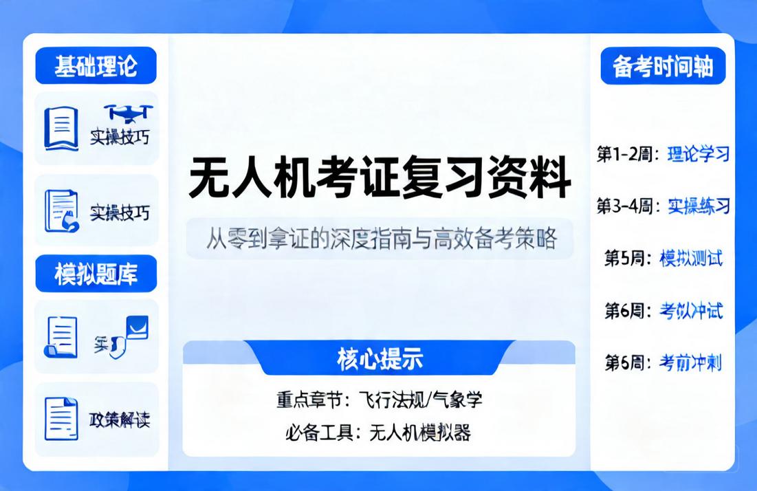 无人机考证复习资料|从零到拿证的深度指南与高效备考策略