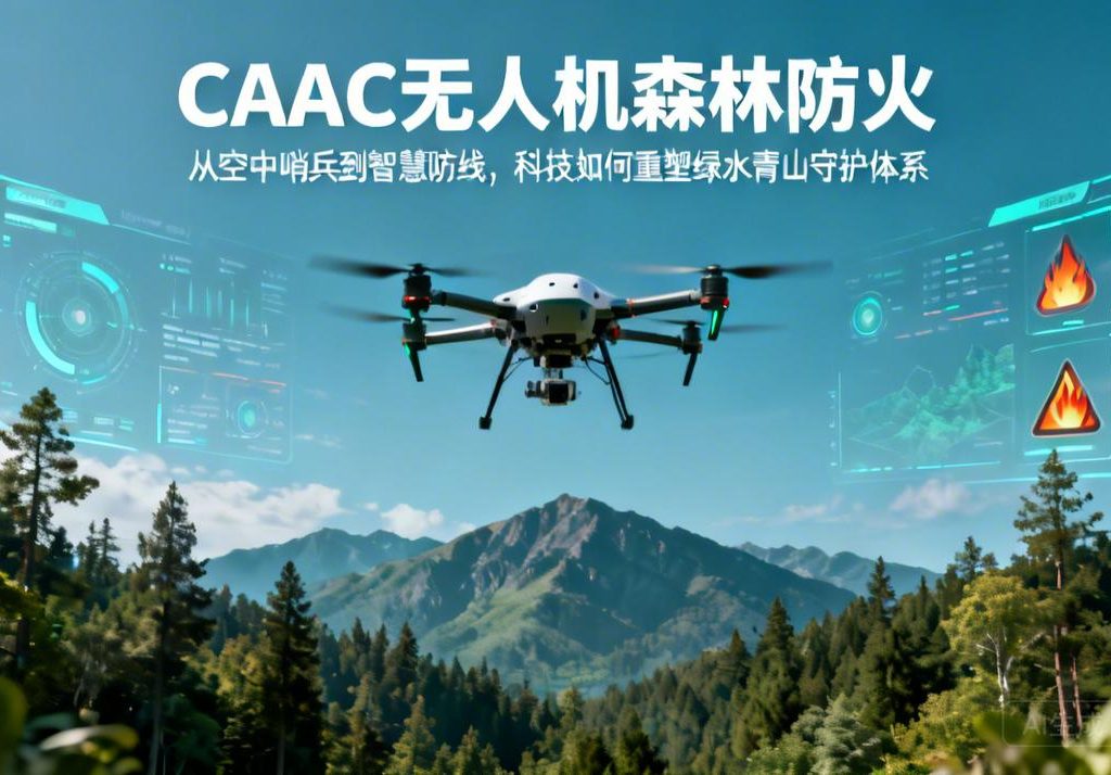 CAAC无人机森林防火|从空中哨兵到智慧防线，科技如何重塑绿水青山守护体系