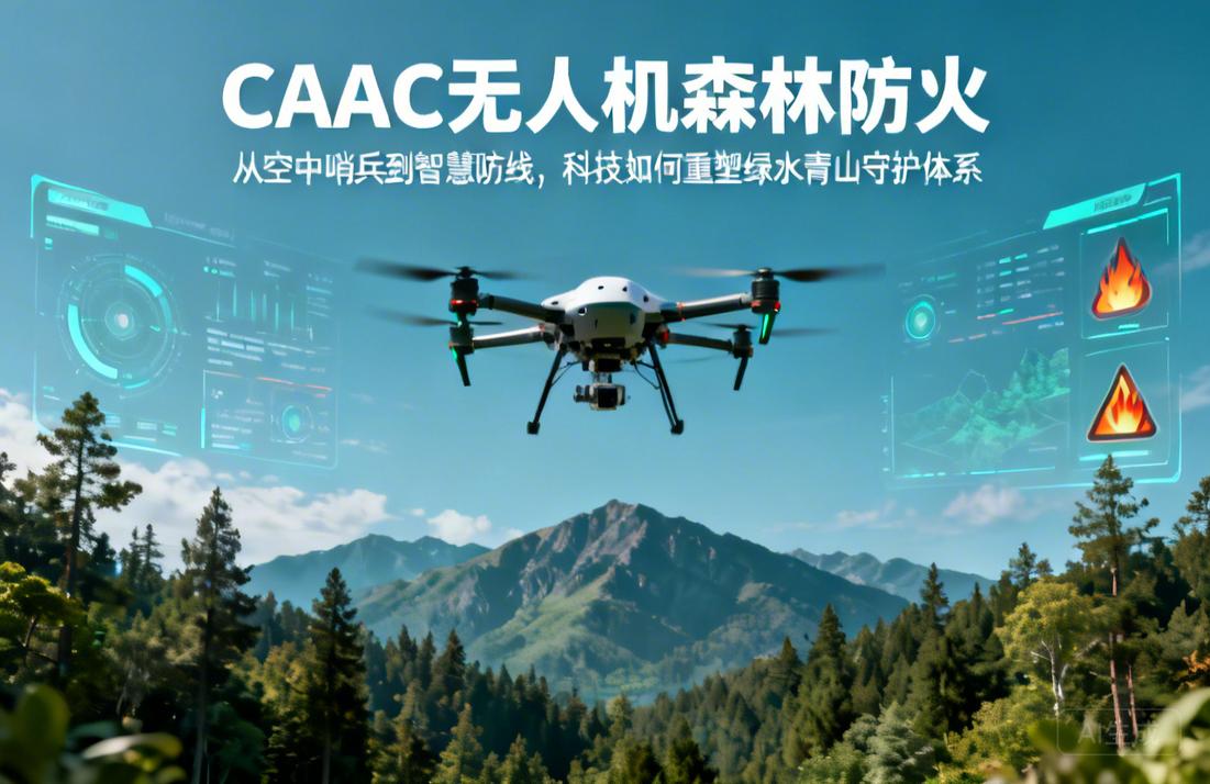 CAAC无人机森林防火|从空中哨兵到智慧防线，科技如何重塑绿水青山守护体系