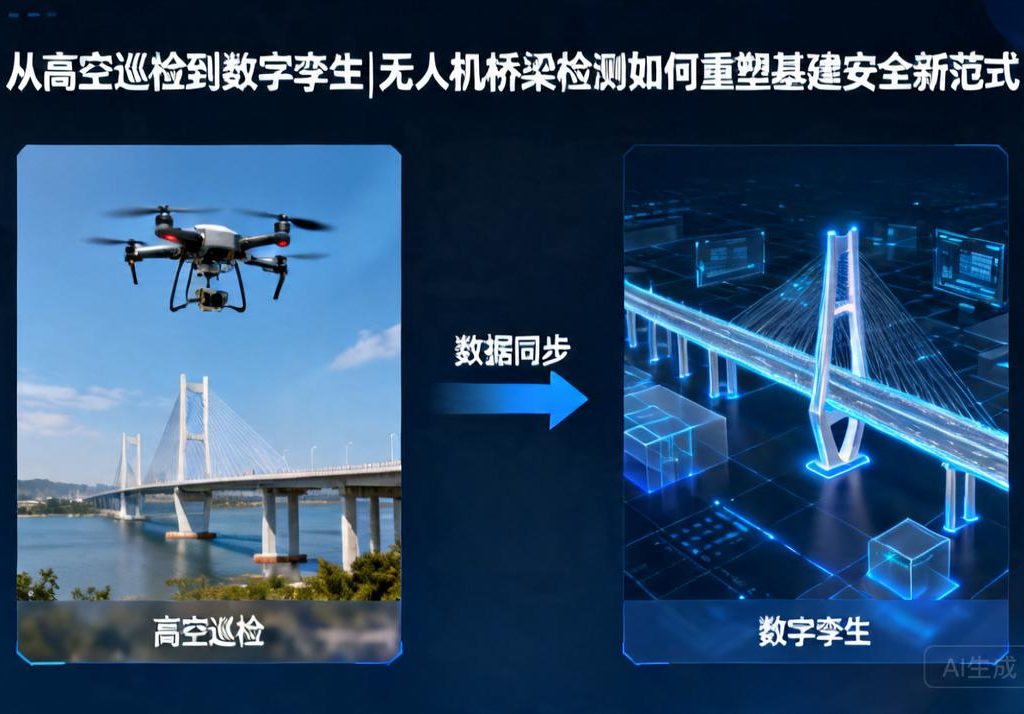 从高空巡检到数字孪生|无人机桥梁检测如何重塑基建安全新范式