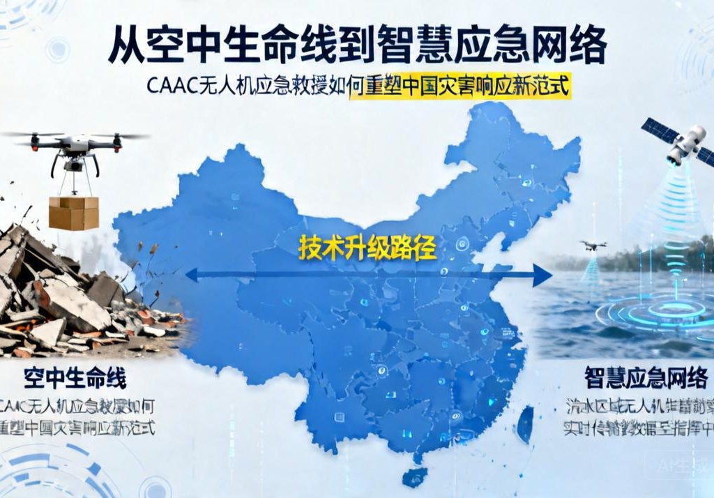 从空中生命线到智慧应急网络|CAAC无人机应急救援如何重塑中国灾害响应新范式