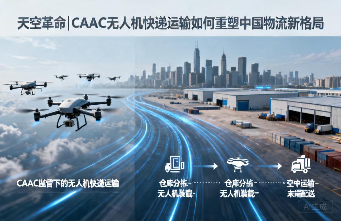 天空革命|CAAC无人机快递运输如何重塑中国物流新格局