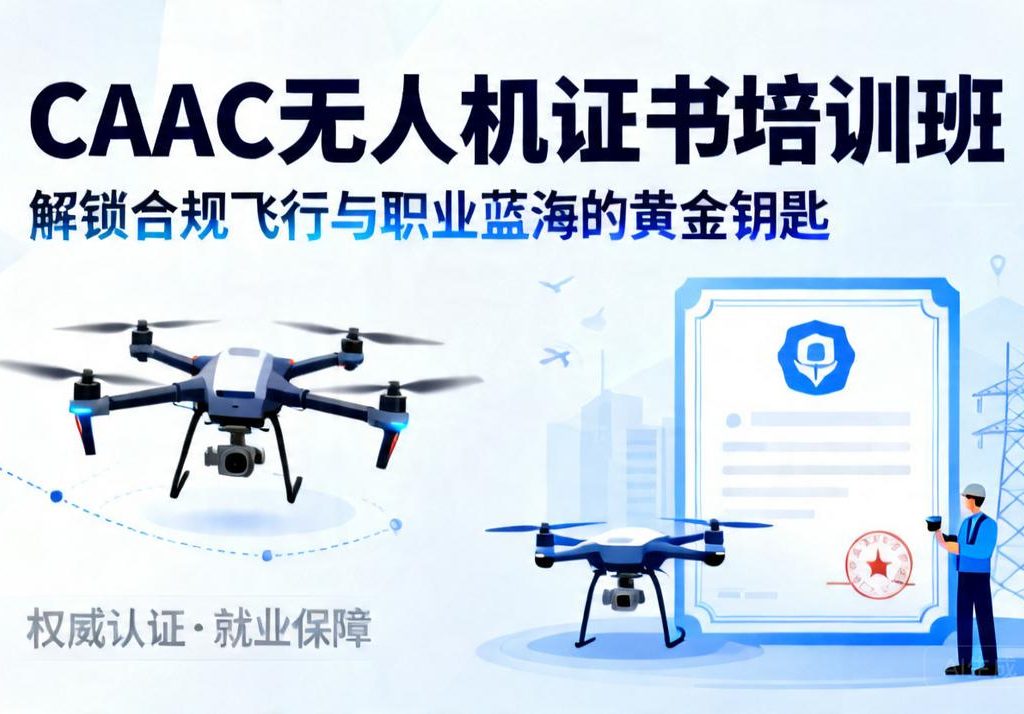 CAAC无人机证书培训班|解锁合规飞行与职业蓝海的黄金钥匙