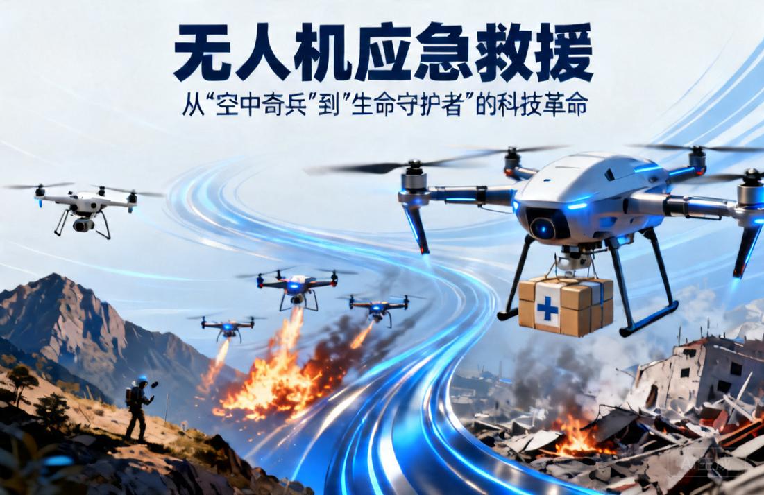 无人机应急救援|从“空中奇兵”到“生命守护者”的科技革命