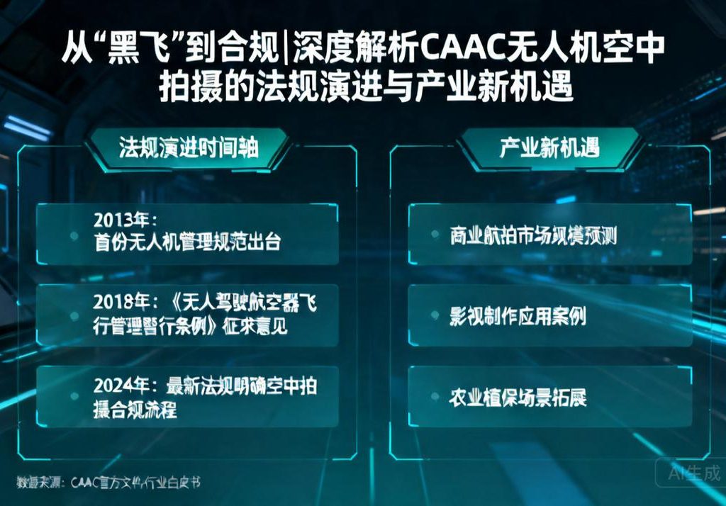 从“黑飞”到合规|深度解析CAAC无人机空中拍摄的法规演进与产业新机遇