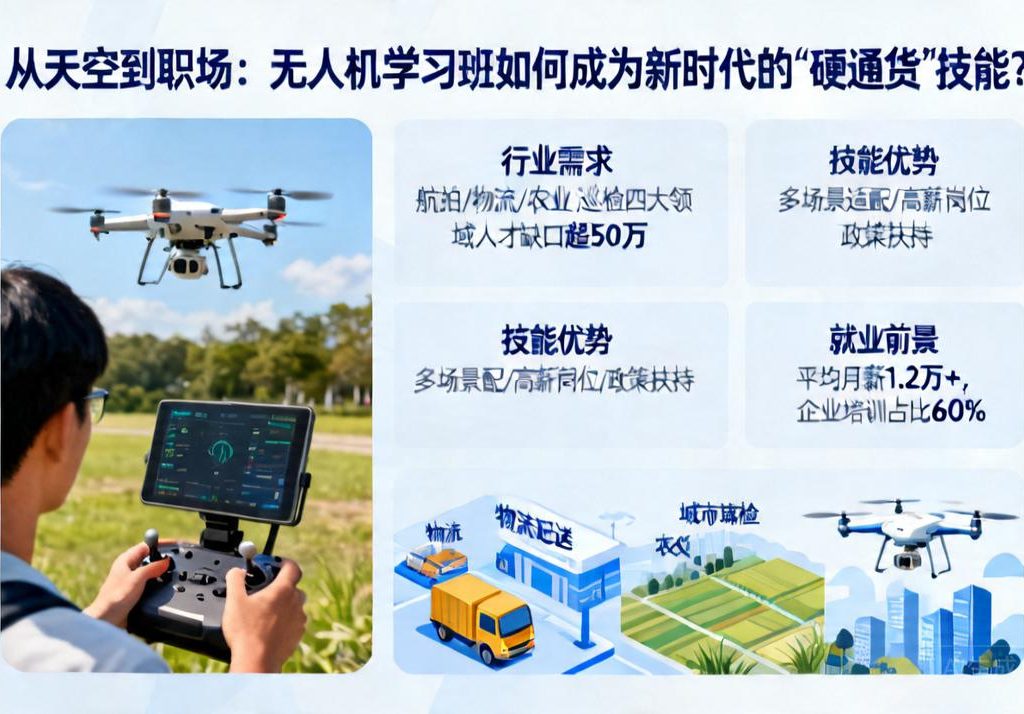 从天空到职场|无人机学习班如何成为新时代的“硬通货”技能？