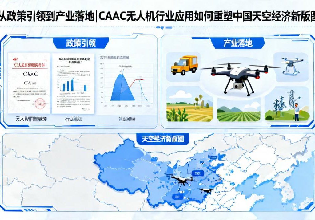 从政策引领到产业落地|CAAC无人机行业应用如何重塑中国天空经济新版图