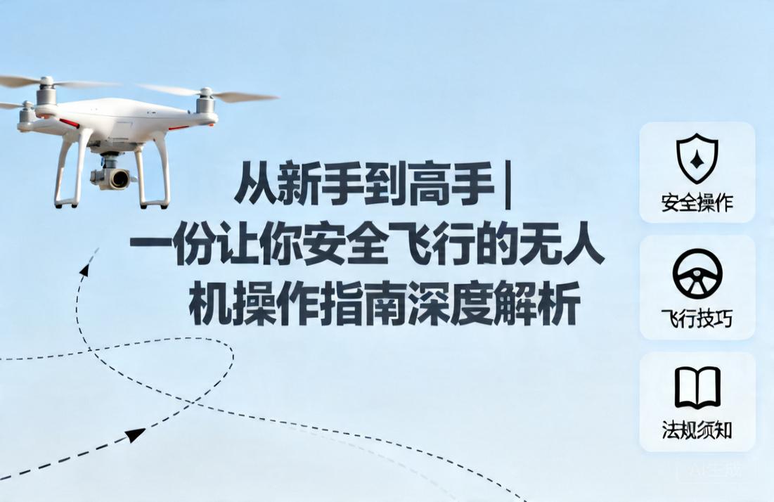 从新手到高手|一份让你安全飞行的无人机操作指南深度解析