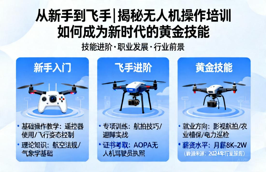 从新手到飞手|揭秘无人机操作培训如何成为新时代的黄金技能