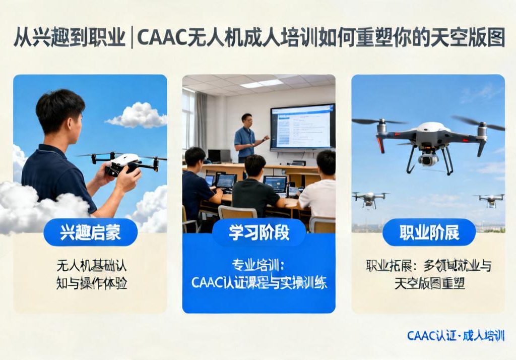 从兴趣到职业|CAAC无人机成人培训如何重塑你的天空版图