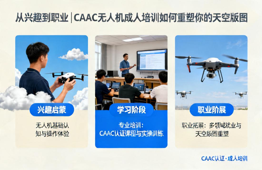 从兴趣到职业|CAAC无人机成人培训如何重塑你的天空版图