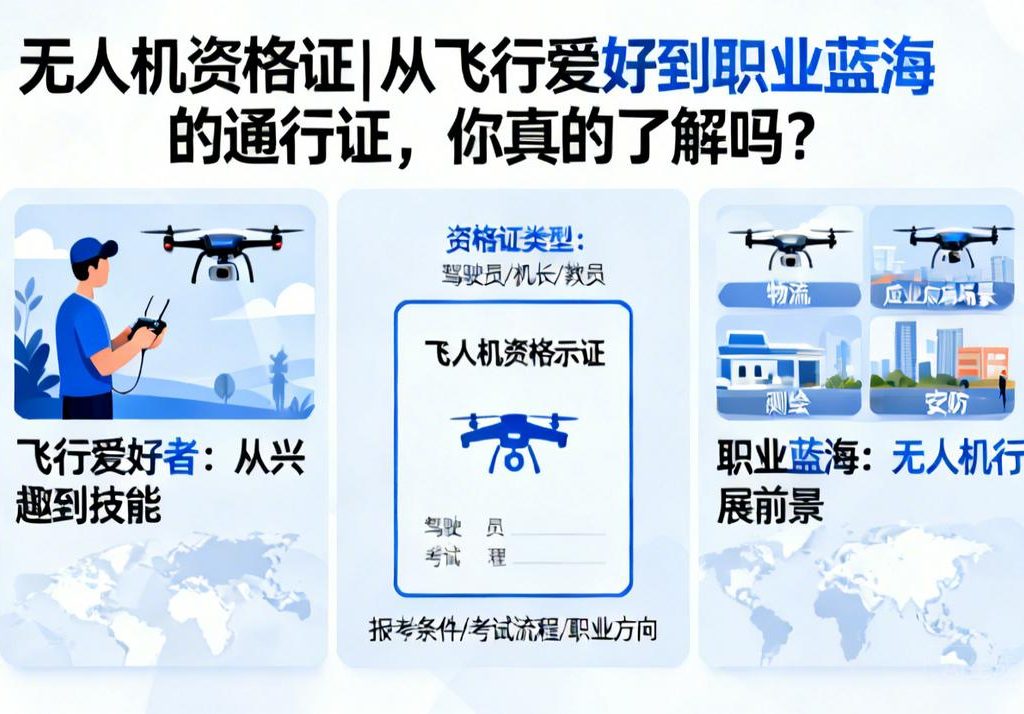 无人机资格证|从飞行爱好到职业蓝海的通行证，你真的了解吗？