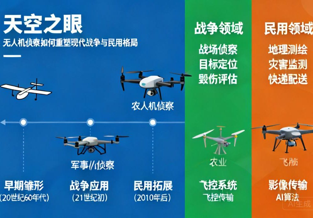 “天空之眼”的进化史|无人机侦察如何重塑现代战争与民用格局