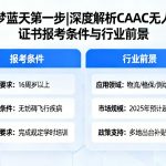 逐梦蓝天第一步|深度解析CAAC无人机证书报考条件与行业前景