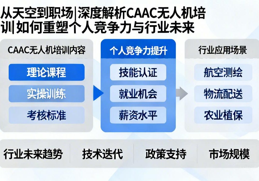 从天空到职场|深度解析CAAC无人机培训如何重塑个人竞争力与行业未来