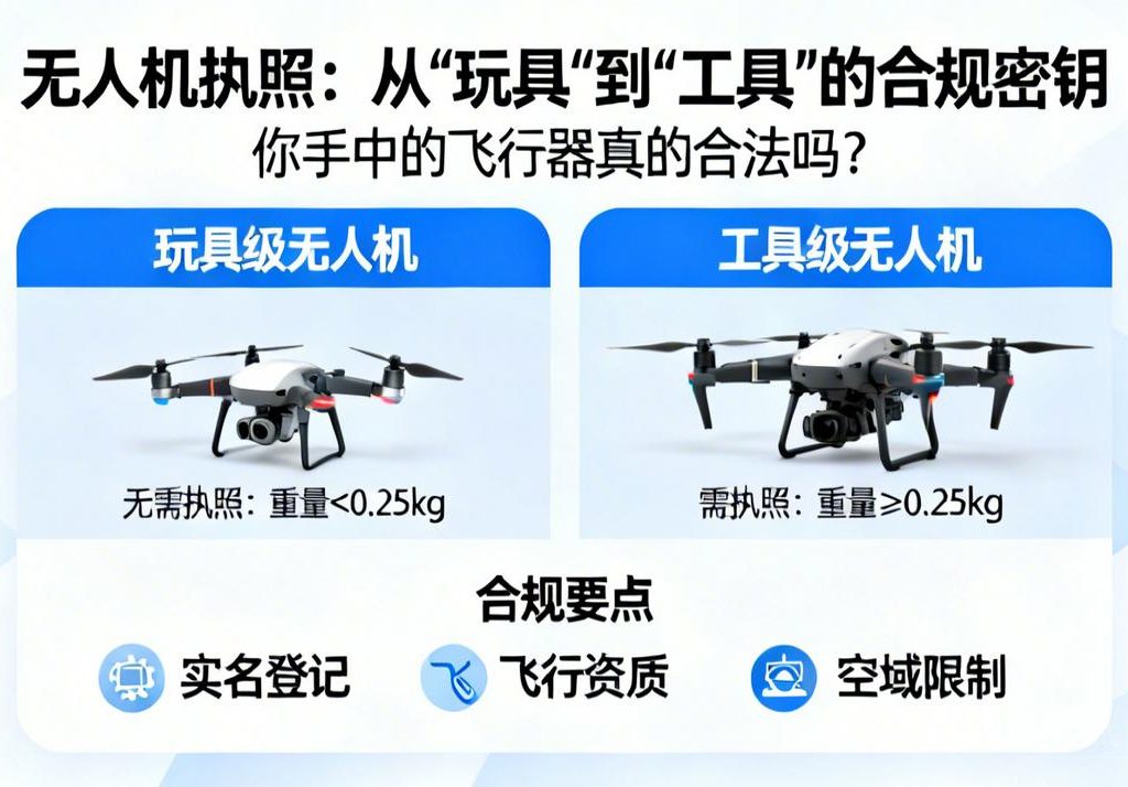 无人机执照|从“玩具”到“工具”的合规密钥，你手中的飞行器真的合法吗？