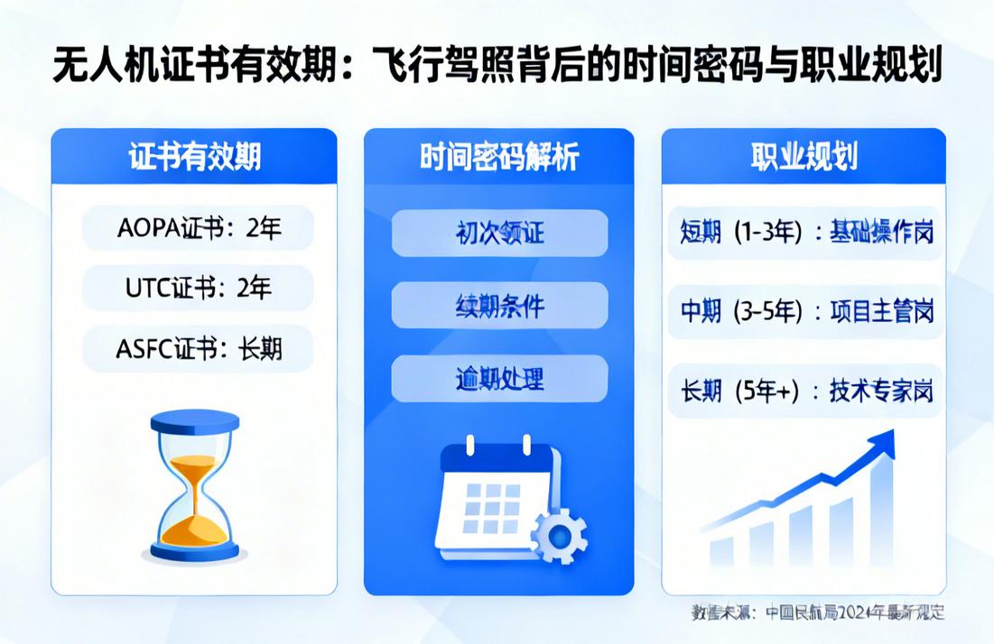 无人机证书有效期|一张“飞行驾照”背后的时间密码与职业规划