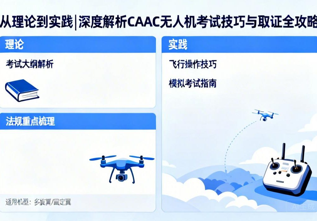 从理论到实践|深度解析CAAC无人机考试技巧与取证全攻略
