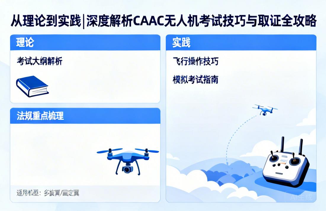 从理论到实践|深度解析CAAC无人机考试技巧与取证全攻略