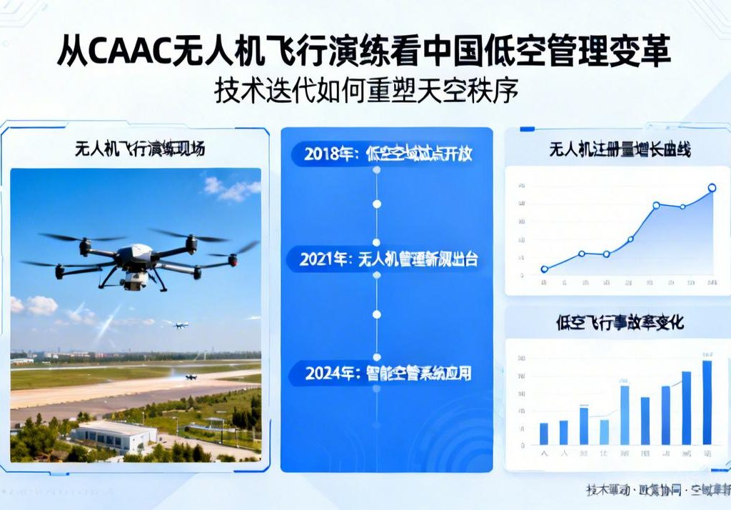 从CAAC无人机飞行演练看中国低空管理变革|技术迭代如何重塑天空秩序