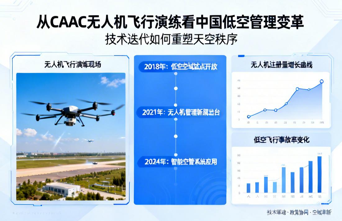 从CAAC无人机飞行演练看中国低空管理变革|技术迭代如何重塑天空秩序