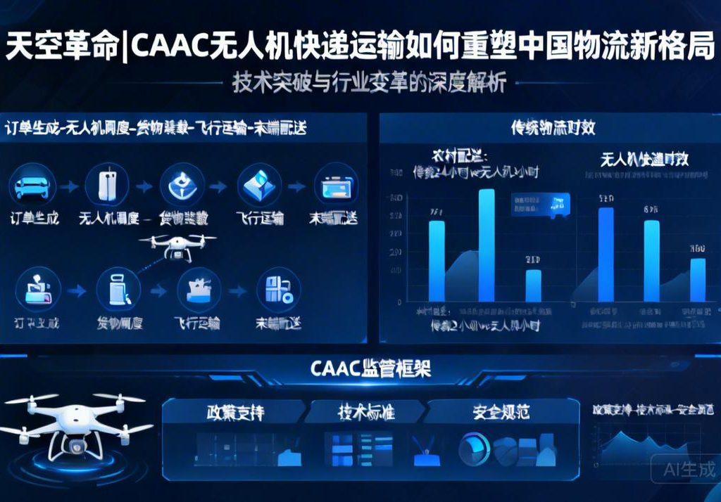 天空革命|CAAC无人机快递运输如何重塑中国物流新格局