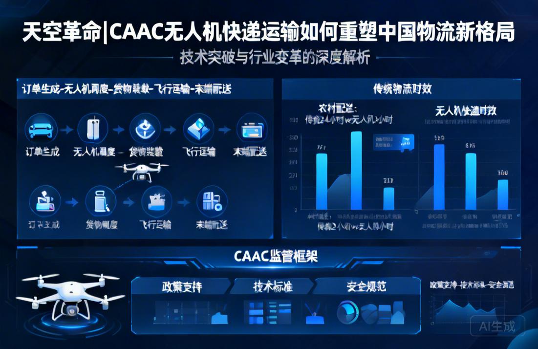 天空革命|CAAC无人机快递运输如何重塑中国物流新格局