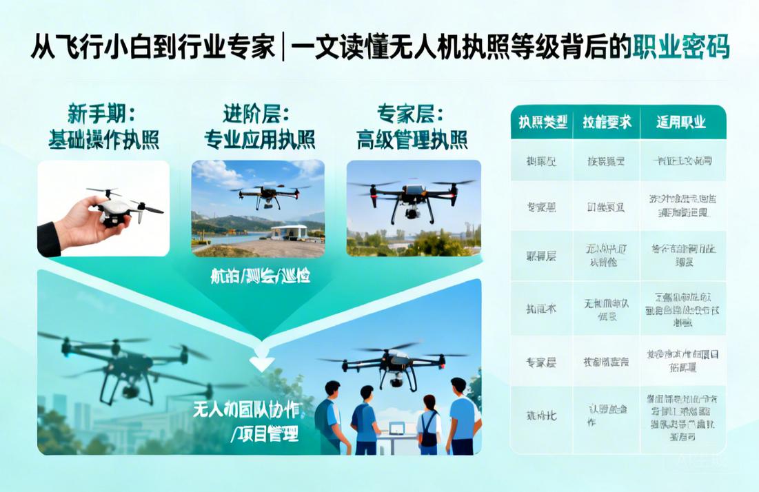 从飞行小白到行业专家|一文读懂无人机执照等级背后的职业密码