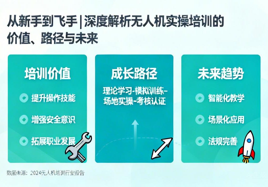 从新手到飞手|深度解析无人机实操培训的价值、路径与未来