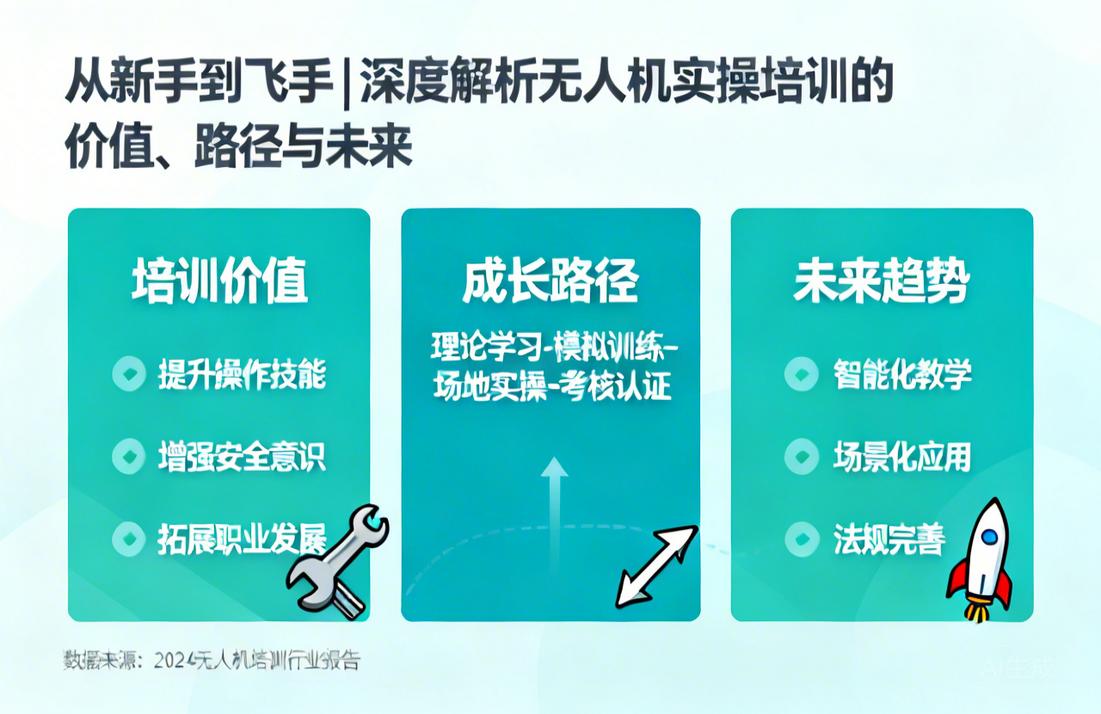 从新手到飞手|深度解析无人机实操培训的价值、路径与未来