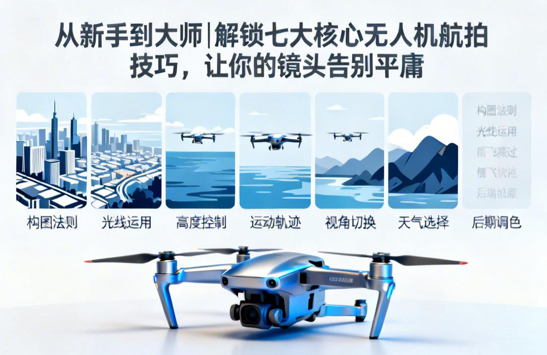 从新手到大师|解锁七大核心无人机航拍技巧，让你的镜头告别平庸