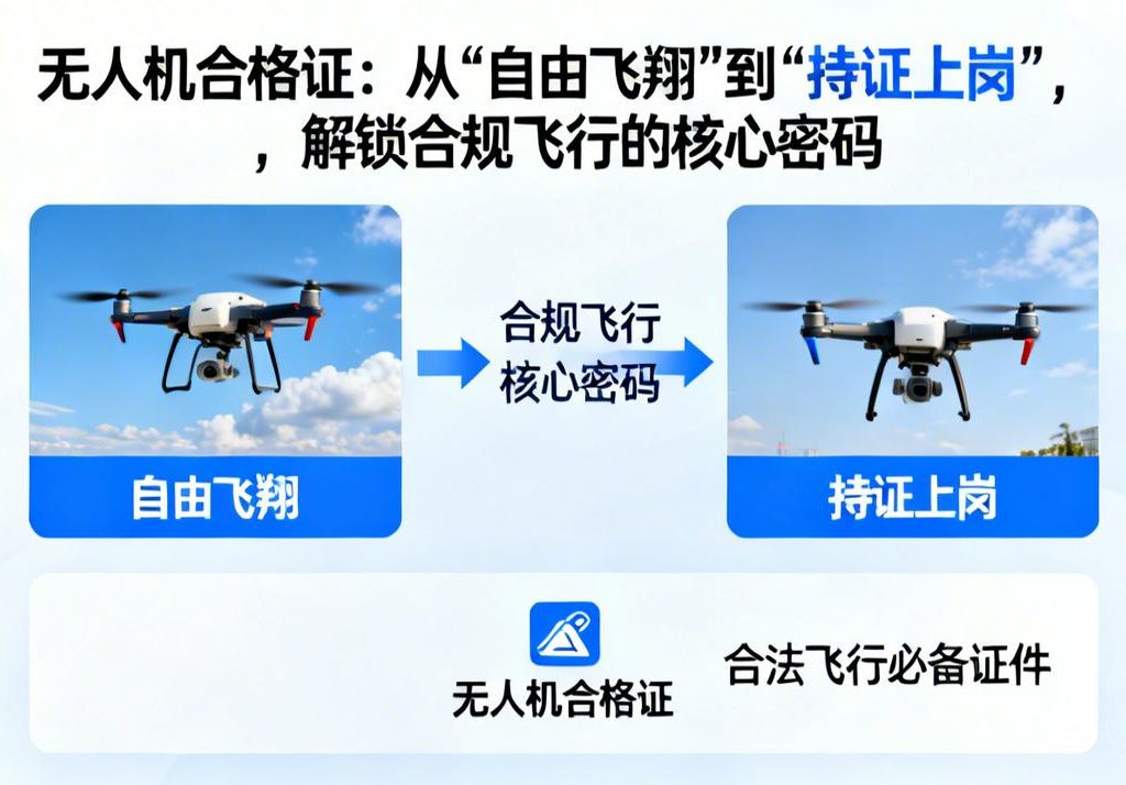 无人机合格证|从“自由飞翔”到“持证上岗”，解锁合规飞行的核心密码