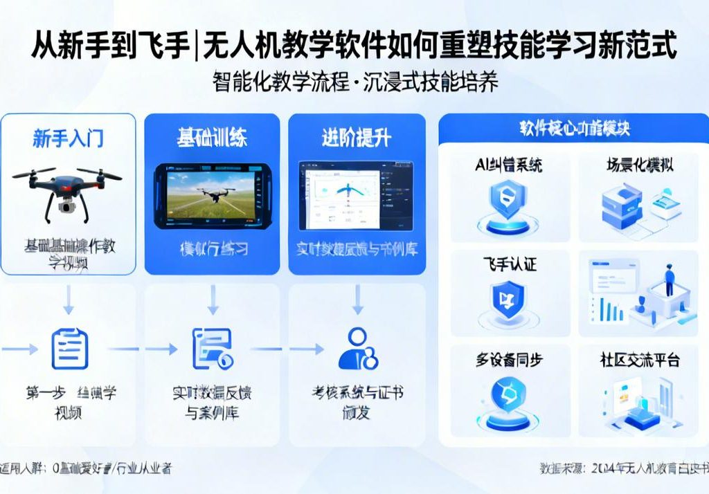 从新手到飞手|无人机教学软件如何重塑技能学习新范式