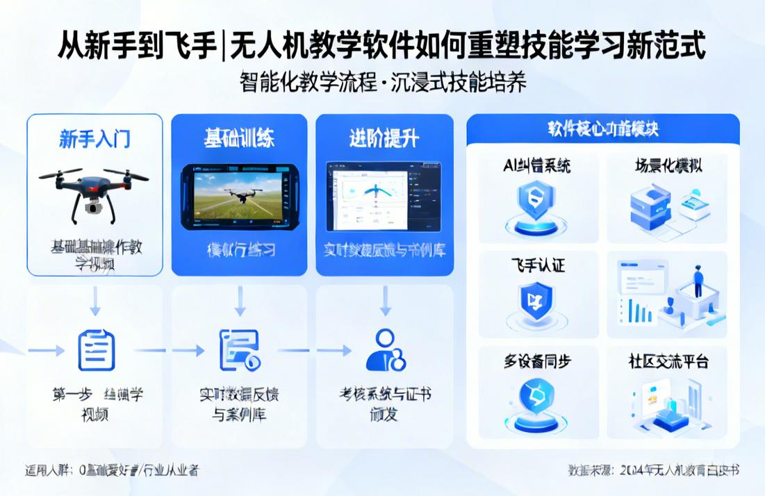 从新手到飞手|无人机教学软件如何重塑技能学习新范式