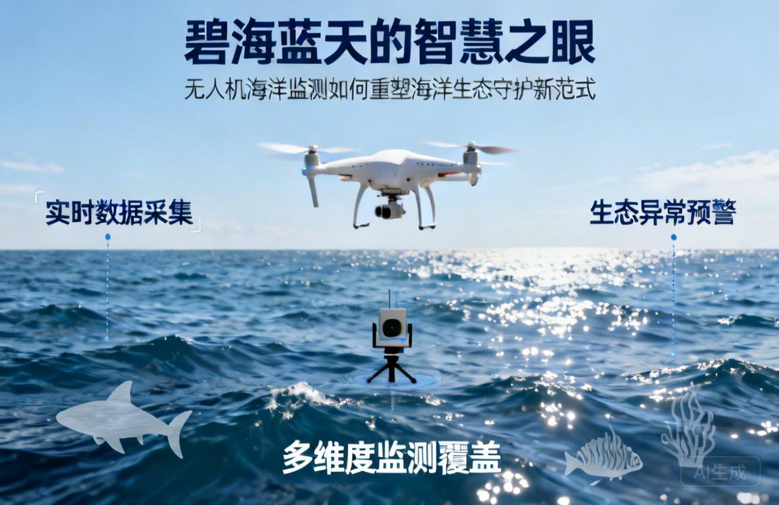 碧海蓝天的智慧之眼|无人机海洋监测如何重塑海洋生态守护新范式