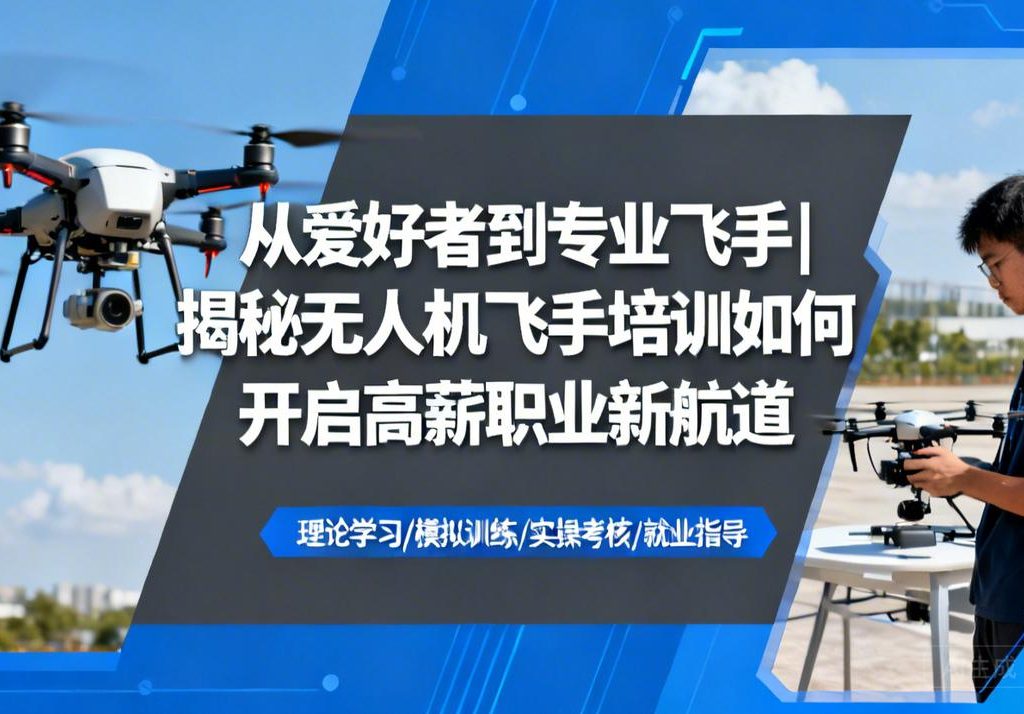 从爱好者到专业飞手|揭秘无人机飞手培训如何开启高薪职业新航道