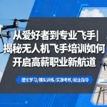 从爱好者到专业飞手|揭秘无人机飞手培训如何开启高薪职业新航道